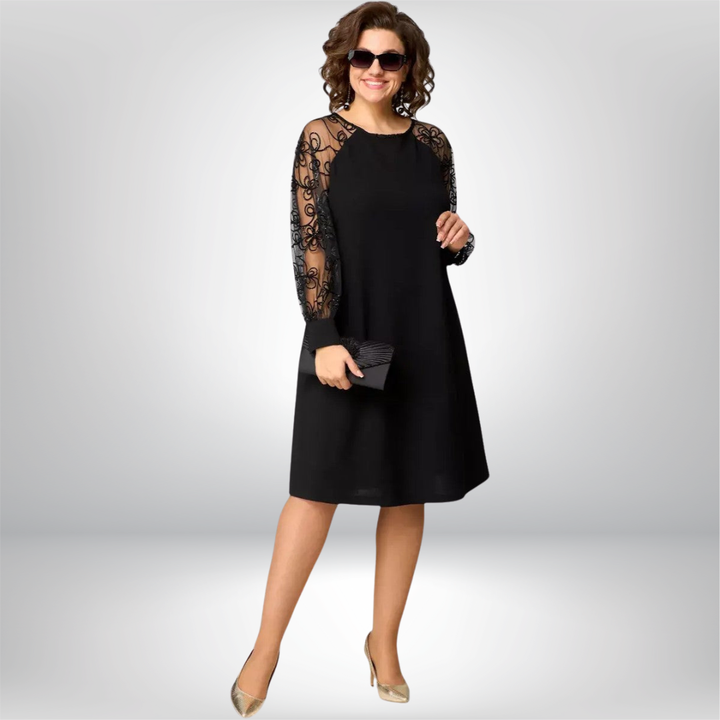 Celina | Klassisches Midi-Kleid