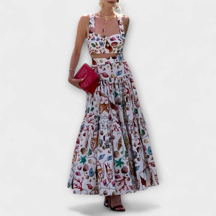 Heather - Stylisches zweiteiliges Set mit Rock