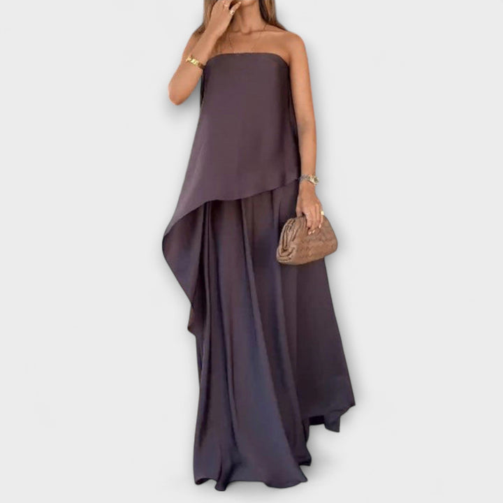 Ruby - Eleganter trägerloser Top und Rock