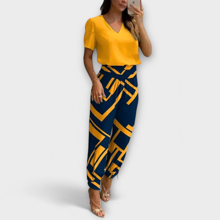 Irmelin – Elegantes Set mit Top und Hose